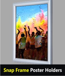 Snap Frame Poster Displays